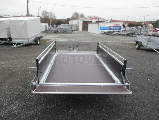 Přívěsný vozík za osobní auto sklopný ZV 27 1,3T B1 skl 2,50x1,48/0,35 POČ RE