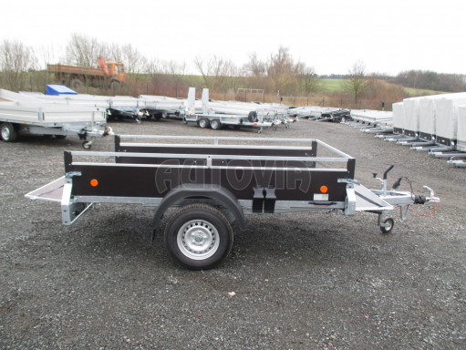 Přívěsný vozík za osobní auto sklopný ZV 27 1,3T B1 skl 2,50x1,48/0,35 POČ RE