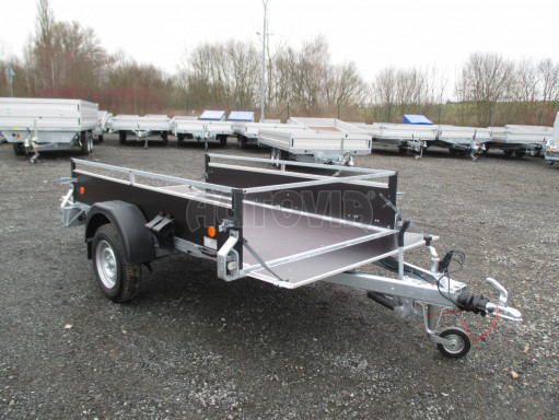 Přívěsný vozík za osobní auto sklopný ZV 27 1,3T B1 skl 2,50x1,48/0,35 POČ RE