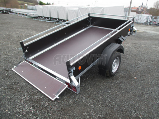Přívěsný vozík za osobní auto sklopný ZV 27 1,3T B1 skl 2,50x1,48/0,35 POČ RE