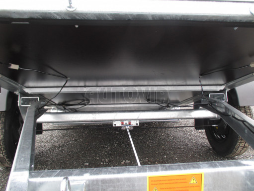 Přívěsný vozík za osobní auto sklopný ZV 27 1,3T B1 skl 2,50x1,48/0,35 POČ RE