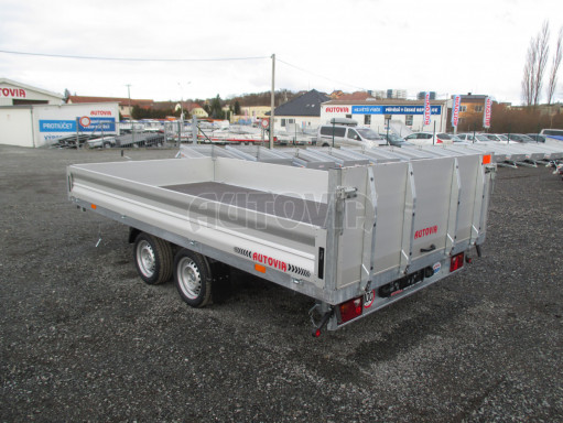 MULTIFUNKČNÍ přepravník mechanizace a třístranný sklápěč JK 3,5T 4,00x2,10/0,35 v elektrice č.15