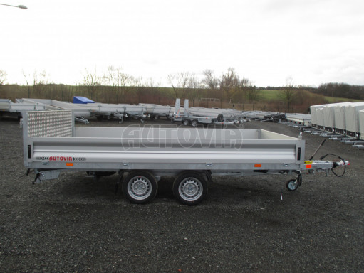 MULTIFUNKČNÍ přepravník mechanizace a třístranný sklápěč JK 3,5T 4,00x2,10/0,35 v elektrice č.18