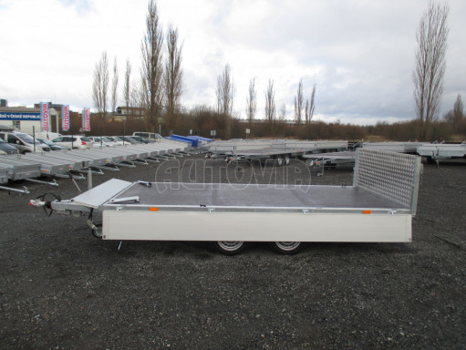 MULTIFUNKČNÍ přepravník mechanizace a třístranný sklápěč JK 3,5T 4,00x2,10/0,35 v elektrice č.22