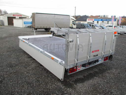 MULTIFUNKČNÍ přepravník mechanizace a třístranný sklápěč JK 3,5T 4,00x2,10/0,35 v elektrice č.23