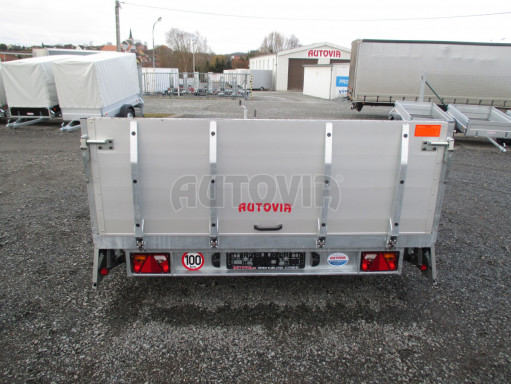 MULTIFUNKČNÍ přepravník mechanizace a třístranný sklápěč JK 3,5T 4,00x2,10/0,35 v elektrice č.24