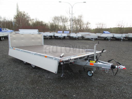 MULTIFUNKČNÍ přepravník mechanizace a třístranný sklápěč JK 3,5T 4,00x2,10/0,35 v elektrice č.27