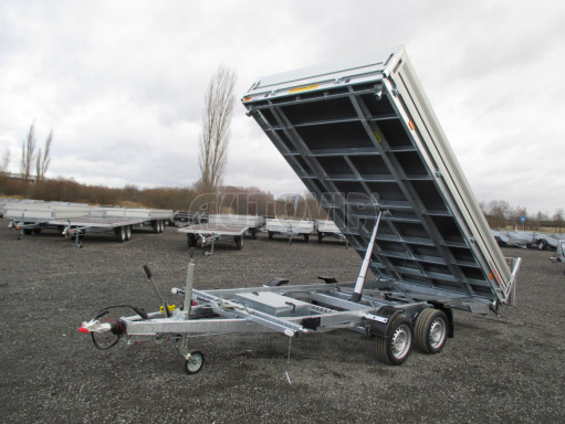 MULTIFUNKČNÍ přepravník mechanizace a třístranný sklápěč JK 3,5T 4,00x2,10/0,35 v elektrice č.7