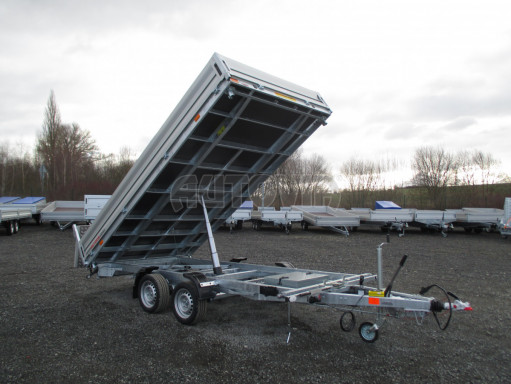 MULTIFUNKČNÍ přepravník mechanizace a třístranný sklápěč JK 3,5T 4,00x2,10/0,35 v elektrice č.34