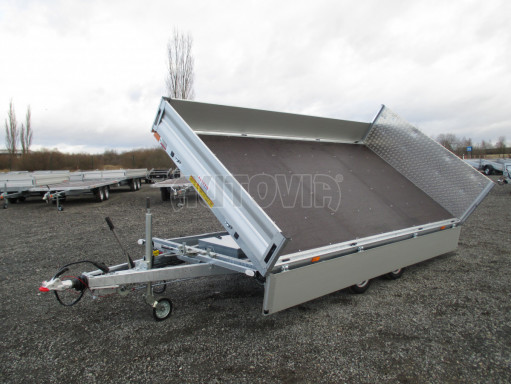 MULTIFUNKČNÍ přepravník mechanizace a třístranný sklápěč JK 3,5T 4,00x2,10/0,35 v elektrice č.8