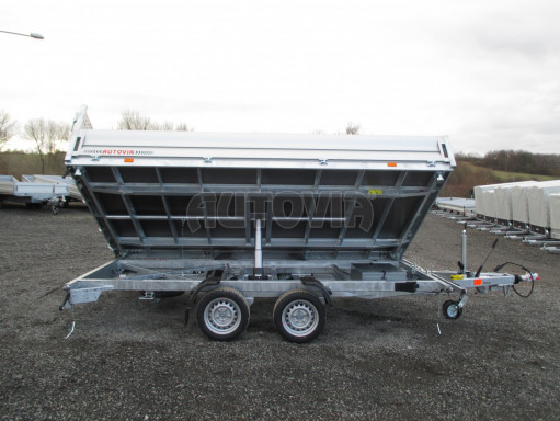 MULTIFUNKČNÍ přepravník mechanizace a třístranný sklápěč JK 3,5T 4,00x2,10/0,35 v elektrice č.42