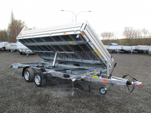 MULTIFUNKČNÍ přepravník mechanizace a třístranný sklápěč JK 3,5T 4,00x2,10/0,35 v elektrice č.43