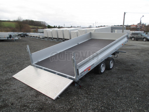 MULTIFUNKČNÍ přepravník mechanizace a třístranný sklápěč JK 3,5T 4,00x2,10/0,35 v elektrice č.9