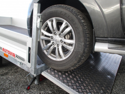 MULTIFUNKČNÍ přepravník mechanizace a třístranný sklápěč JK 3,5T 4,00x2,10/0,35 v elektrice č.49