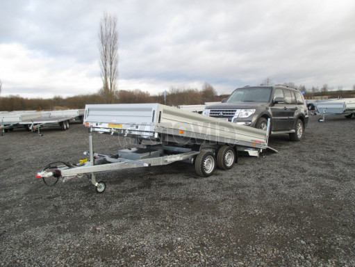 MULTIFUNKČNÍ přepravník mechanizace a třístranný sklápěč JK 3,5T 4,00x2,10/0,35 v elektrice č.52