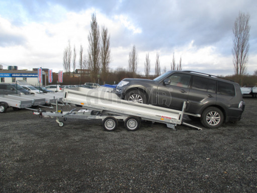 MULTIFUNKČNÍ přepravník mechanizace a třístranný sklápěč JK 3,5T 4,00x2,10/0,35 v elektrice č.5