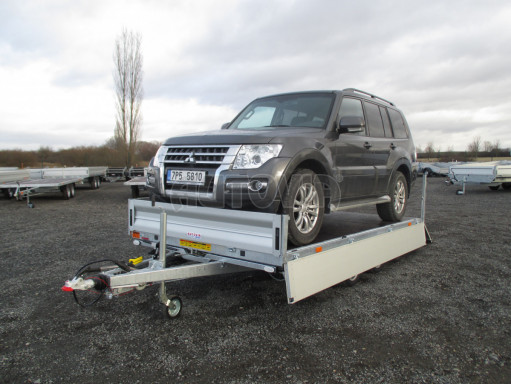 MULTIFUNKČNÍ přepravník mechanizace a třístranný sklápěč JK 3,5T 4,00x2,10/0,35 v elektrice č.6