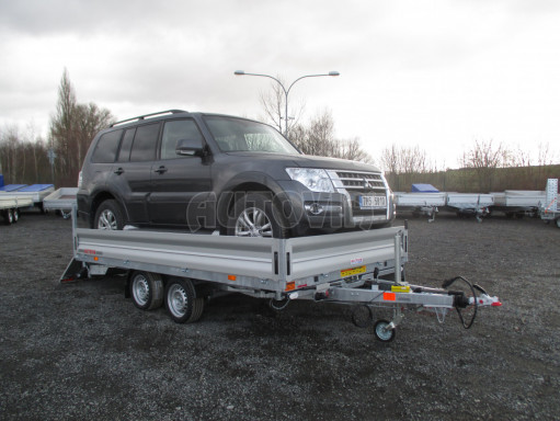 MULTIFUNKČNÍ přepravník mechanizace a třístranný sklápěč JK 3,5T 4,00x2,10/0,35 v elektrice č.61