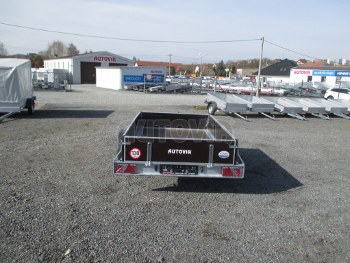 Přívěsný vozík za osobní auto sklopný ZV 27 1,3T B1 skl 2,50x1,48/0,35 POČ