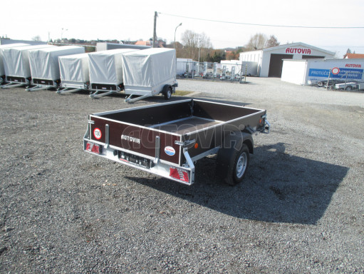 Přívěsný vozík za osobní auto sklopný ZV 27 1,3T B1 skl 2,50x1,48/0,35 POČ