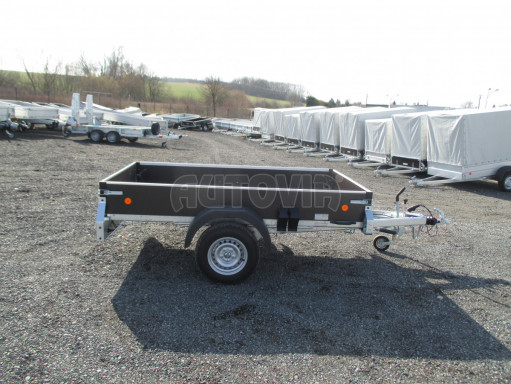Přívěsný vozík za osobní auto sklopný ZV 27 1,3T B1 skl 2,50x1,48/0,35 POČ