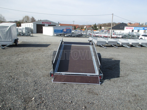 Přívěsný vozík za osobní auto sklopný ZV 27 1,3T B1 skl 2,50x1,48/0,35 POČ