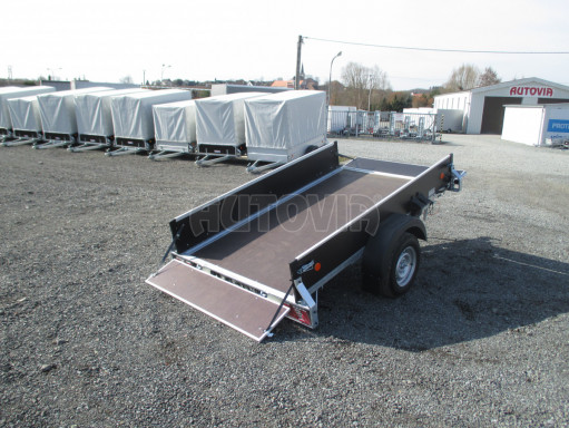 Přívěsný vozík za osobní auto sklopný ZV 27 1,3T B1 skl 2,50x1,48/0,35 POČ