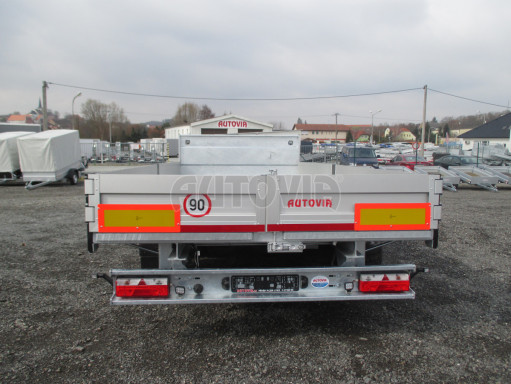 Vzduchem brzděný valník AVG 18T 6,00x2,48/0,40 č.6