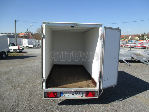 Bazarový skříňový přívěs nebržděný VA 750kg 2,49x1,26/1,45 č.11