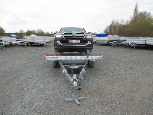 Sklápěcí přívěs pro přepravu aut KAR 11 3,0T 4,01x1,99 č.8