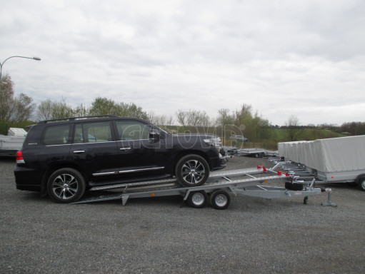 Sklápěcí přívěs pro přepravu aut KAR 11 3,0T 4,01x1,99 č.11