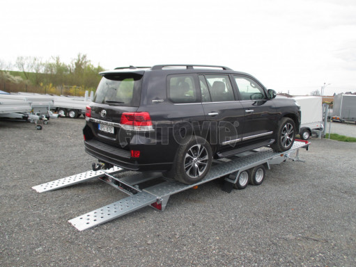 Sklápěcí přívěs pro přepravu aut KAR 47 3,0T 4,70 x 2,02 č.5