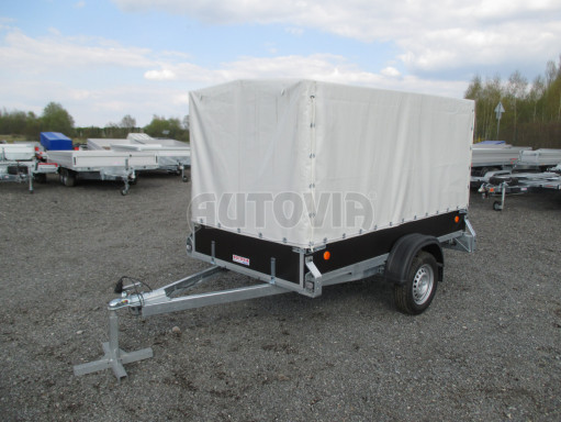 Přívěs za osobní auto s plachtou ZV 26 750kg N1 2,50x1,30/1,37 POČ