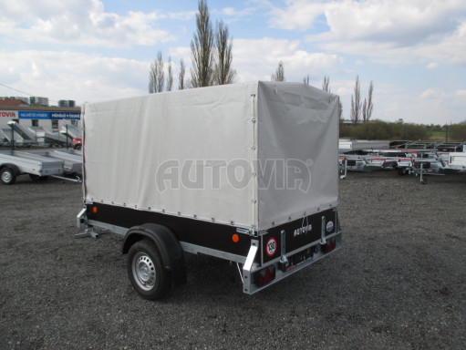 Přívěs za osobní auto s plachtou ZV 26 750kg N1 2,50x1,30/1,37 POČ