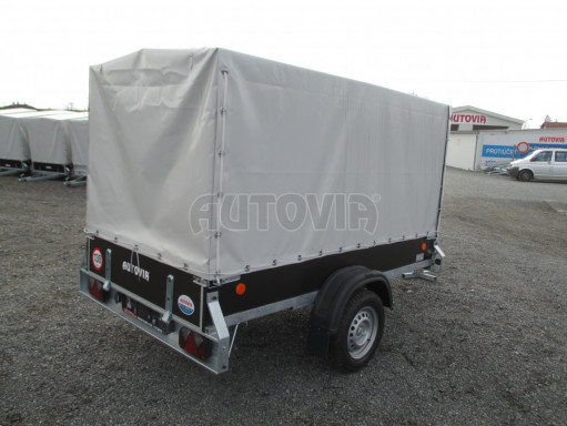 Přívěs za osobní auto s plachtou ZV 26 750kg N1 2,50x1,30/1,37 POČ