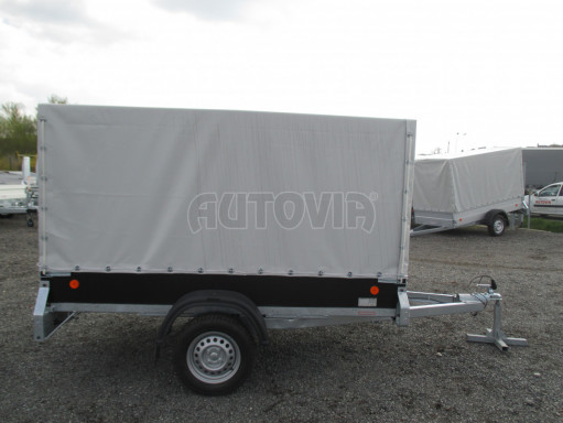 Přívěs za osobní auto s plachtou ZV 26 750kg N1 2,50x1,30/1,37 POČ