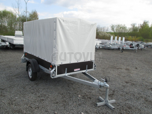 Přívěs za osobní auto s plachtou ZV 26 750kg N1 2,50x1,30/1,37 POČ