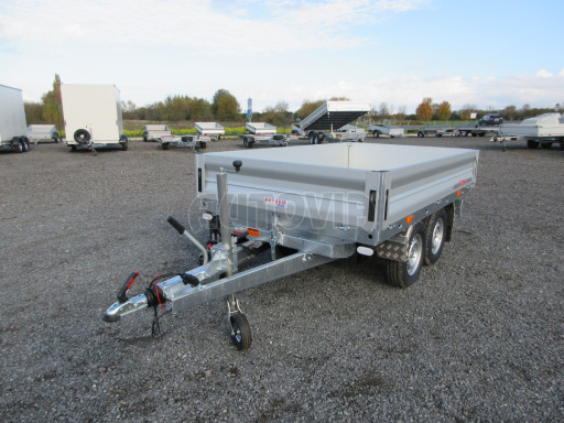 Sklápěcí přívěs KA 2,7T 2,60x1,52/0,35 Zn. ruč, box č.3