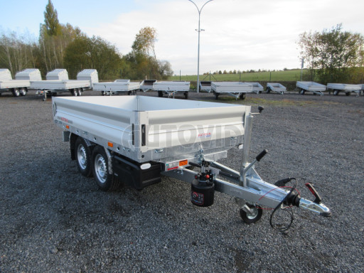 Sklápěcí přívěs KA 2,7T 2,60x1,52/0,35 Zn. ruč, box č.8