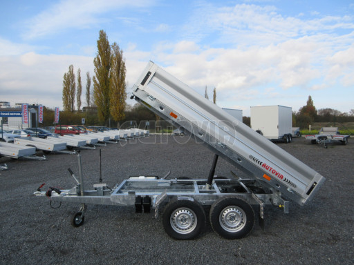 Sklápěcí přívěs KA 2,7T 2,60x1,52/0,35 Zn. ruč, box č.11