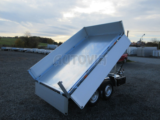 Sklápěcí přívěs KA 2,7T 2,60x1,52/0,35 Zn. ruč, box č.1