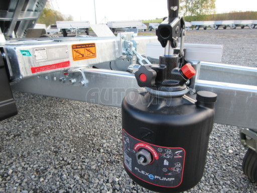 Sklápěcí přívěs KA 2,7T 2,60x1,52/0,35 Zn. ruč, box č.16