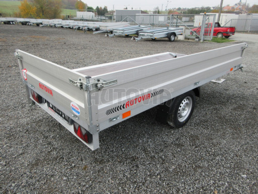 Nebrzděný přívěsný vozík ZV 32/22 750kg N1 3,00x1,50/0,35