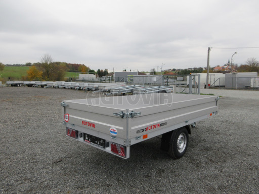 Brzděný přívěsný vozík ZV 32/22 1,3T B1 3,00x1,50/0,35