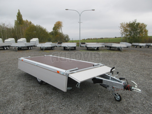 Brzděný přívěsný vozík ZV 32/22 1,3T B1 3,00x1,50/0,35