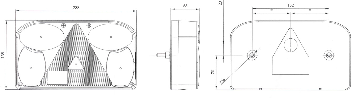 Svítilna Fristom FT-089, P-BL/BR/KO/CO/ML/RZ, baj6 č.4