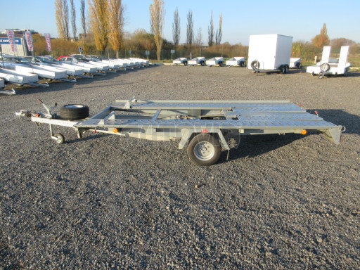 Bazarový přívěs na přepravu aut KAR 08 1,5T 3,50x1,95 č.4