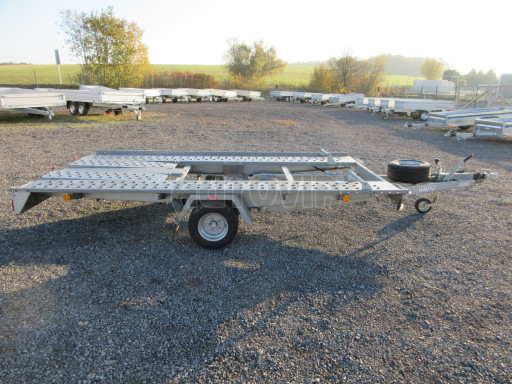 Bazarový přívěs na přepravu aut KAR 08 1,5T 3,50x1,95 č.9