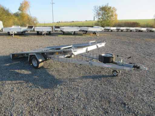 Bazarový přívěs na přepravu aut KAR 08 1,5T 3,50x1,95 č.2
