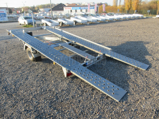 Bazarový přívěs na přepravu aut KAR 08 1,5T 3,50x1,95 č.1